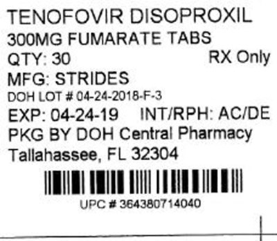 Label Image For 300mg (Tenofovir Disoproxil 300mg)